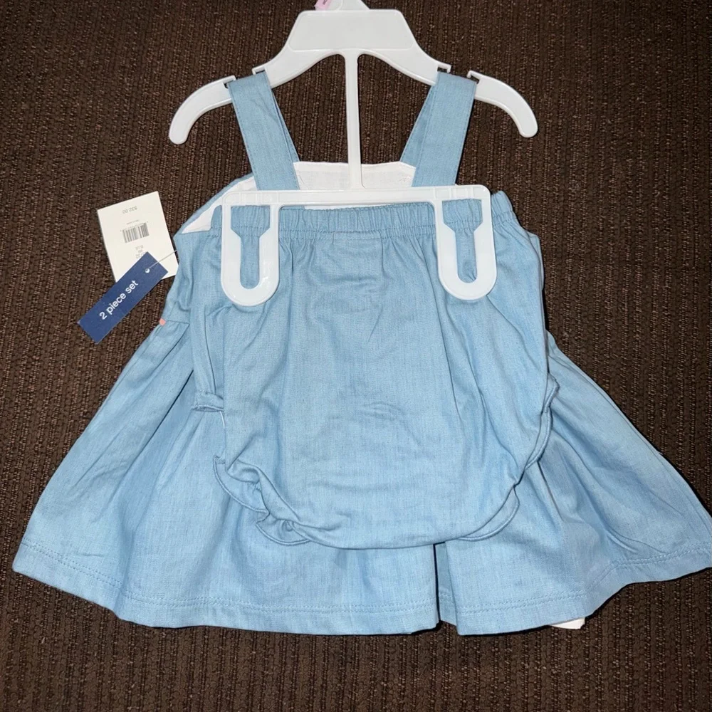Crown & Ivy Blue and Pink Kids Matching Set - Picture 2 of 5